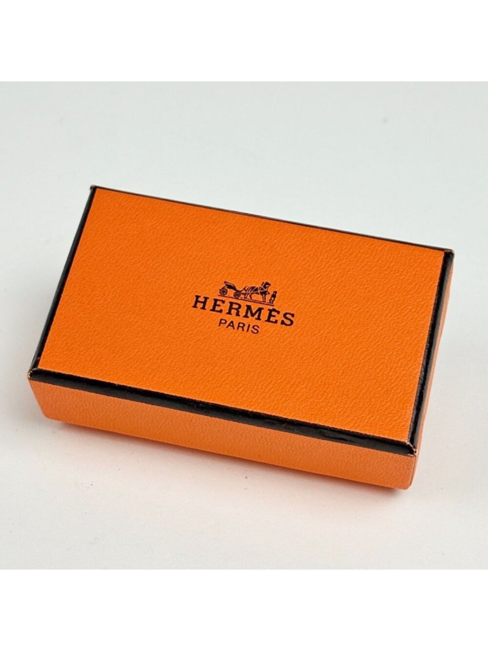 Hermes Enamel Earrings Cloisonne Gold Plated Blue - Picture 4 of 4